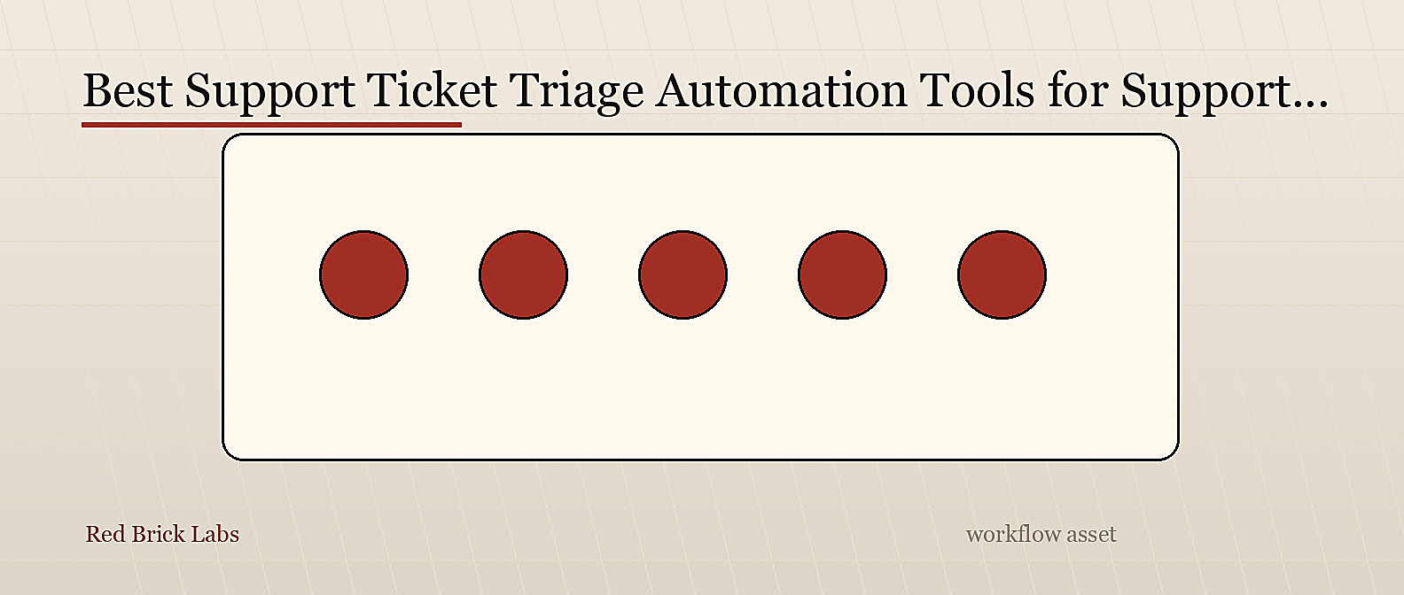 Best support ticket triage automation tools for support operations teams