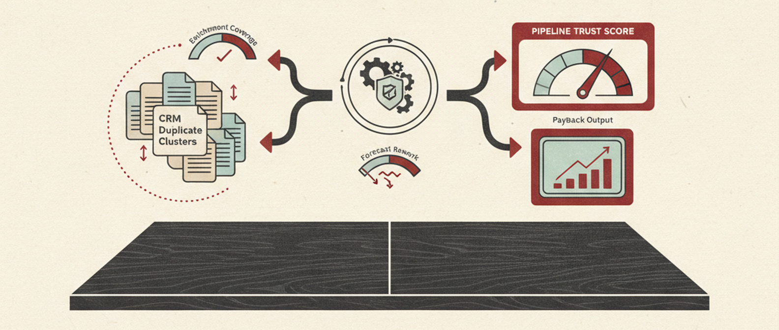 CRM data cleanup automation ROI worksheet for revenue operations teams